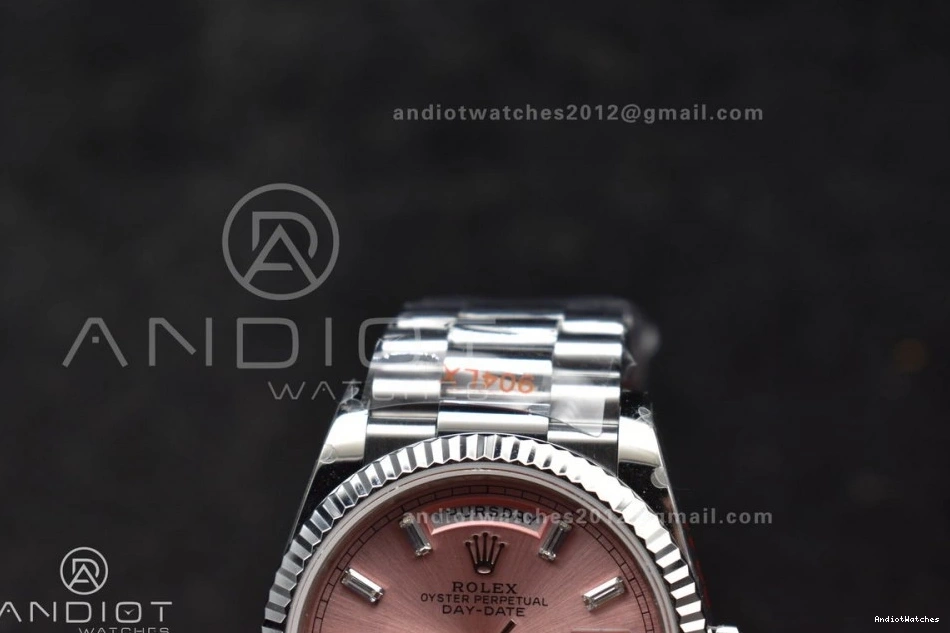 36 QF SS Pink Bracelet Edition President Weight) OnTrend DayDate vr3255 Diamond (Gain V5 904L Steel Dial Best 687 on 0519